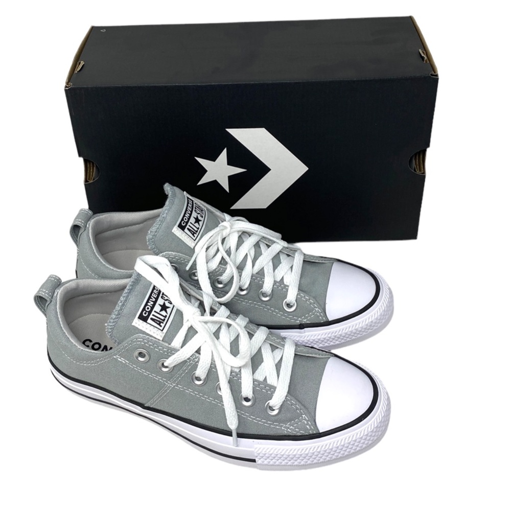 Converse Chuck Taylor Madison Low Top Skate Shoes Canvas Gray Women Size A01690F - Picture 7 of 10
